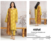 Nishat Printed 3pcs Khaddar Suit