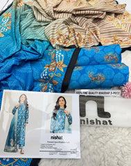 Nishat Printed 3pcs Khaddar Suit